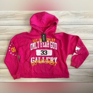 Only Fear God Pink Graphic Hoodie Pink Large NWT